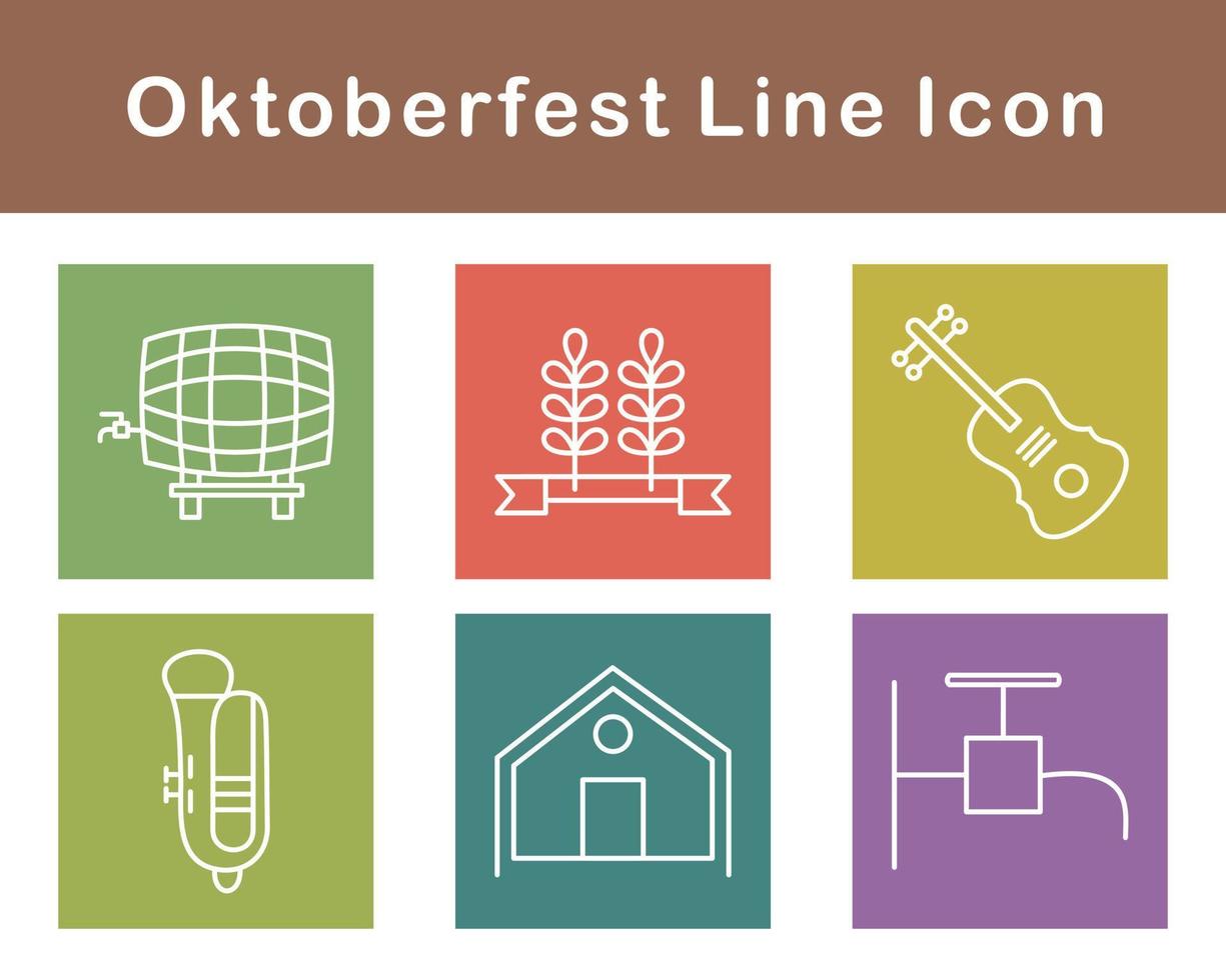 Oktoberfest Vektor Symbol einstellen