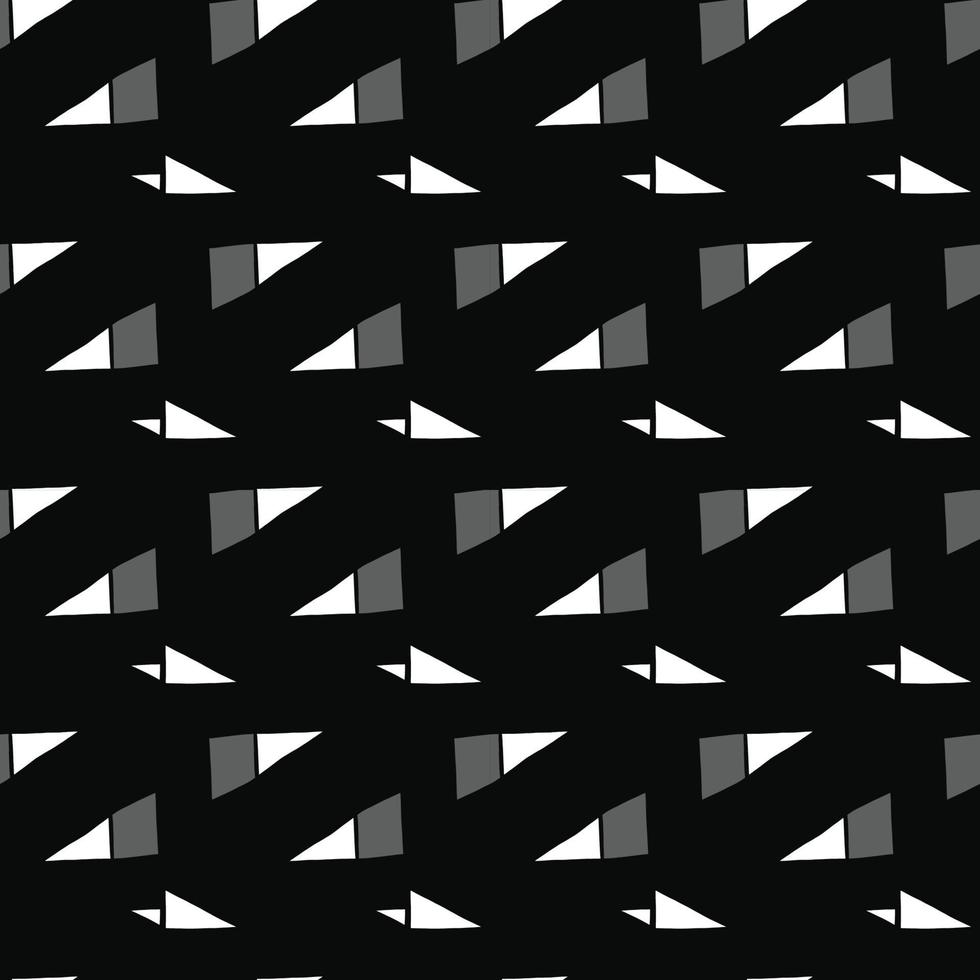 vektor sömlös textur bakgrundsmönster. handritad, svart, grå, vit färger.