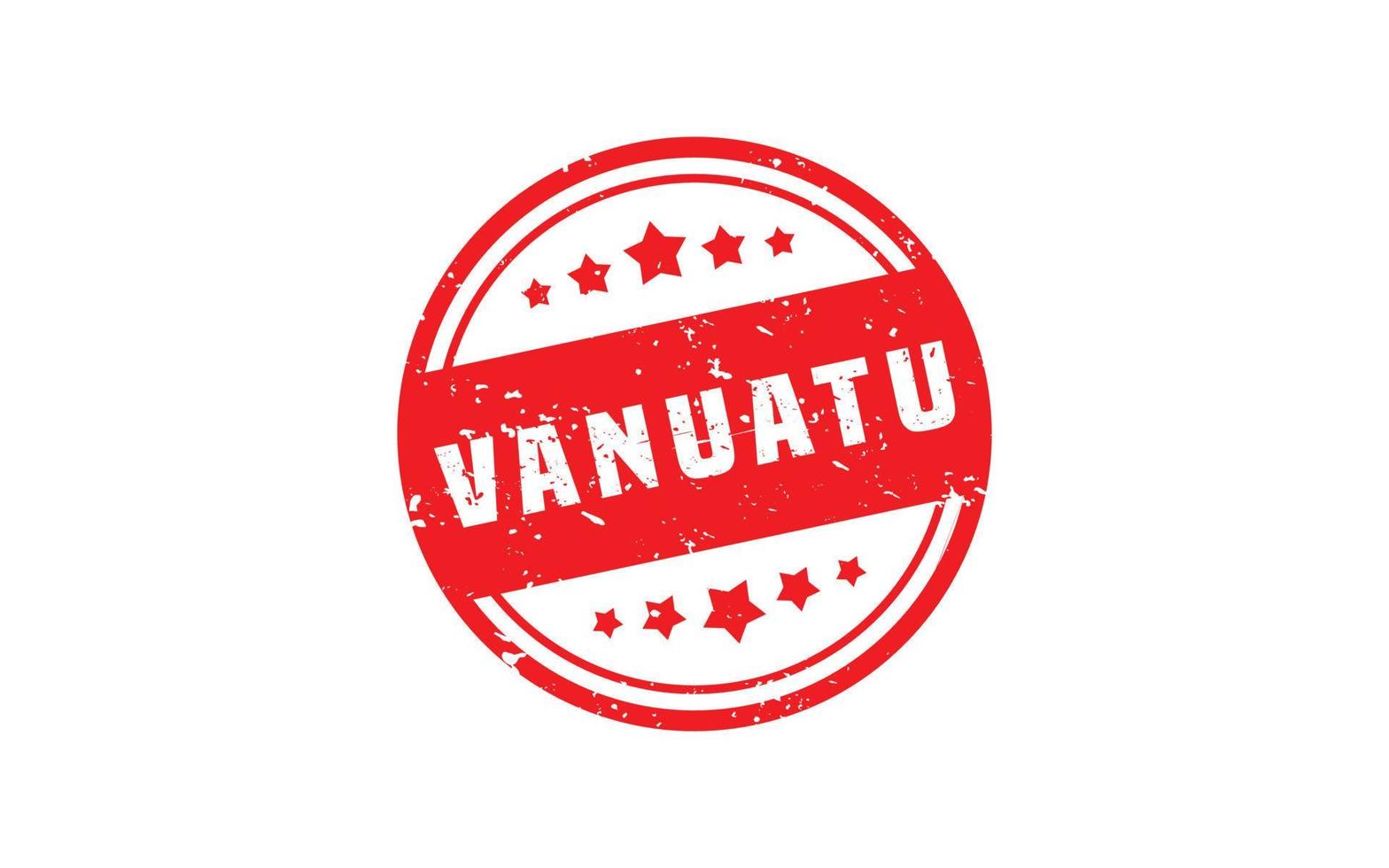 vanuatu stämpel sudd med grunge stil på vit bakgrund vektor