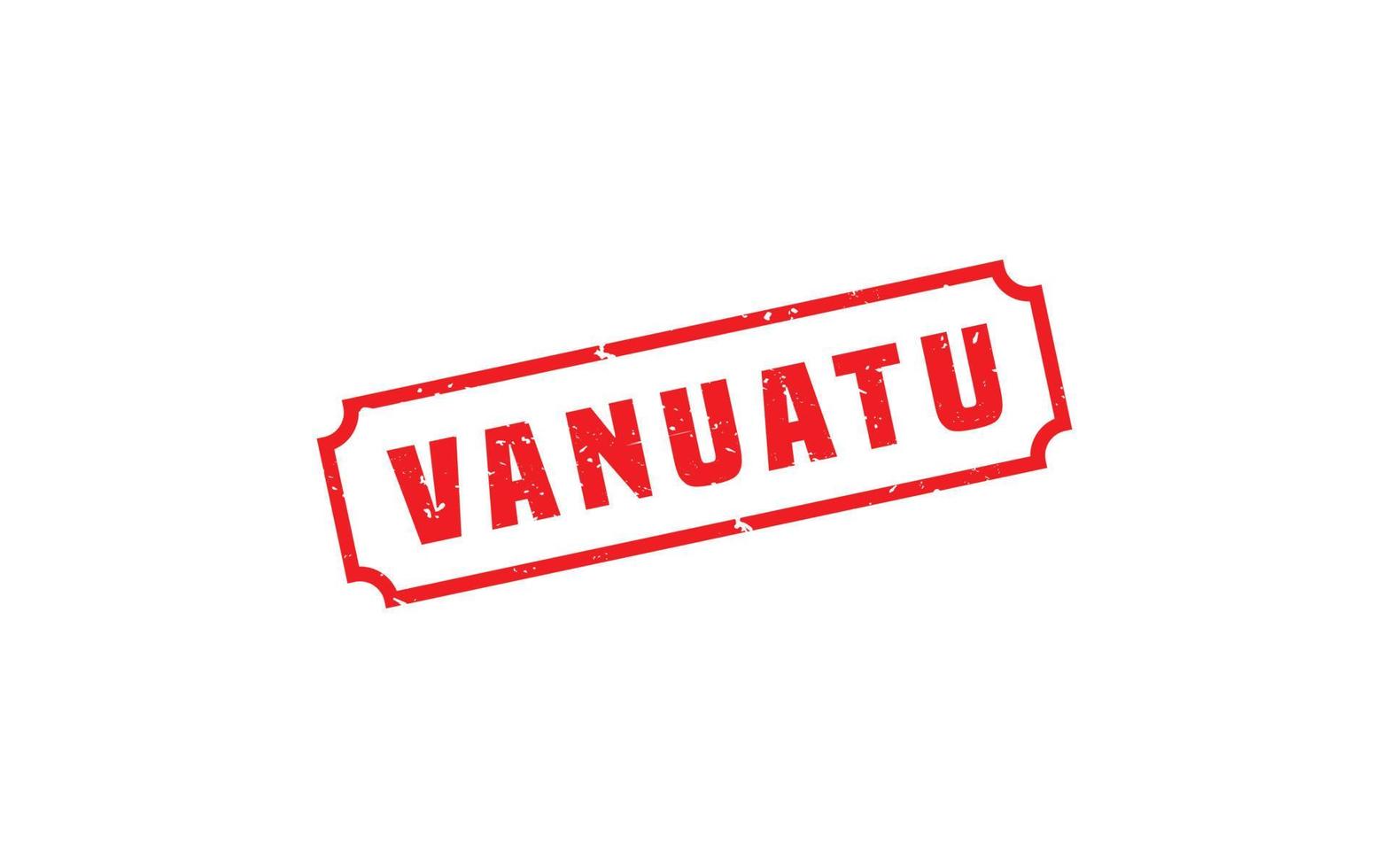 Vanuatu Briefmarke Gummi mit Grunge Stil auf Weiß Hintergrund vektor