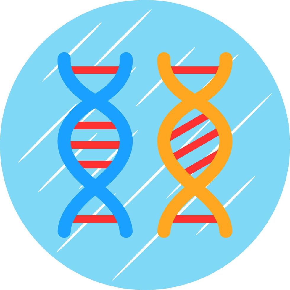 genetisk jämförelse vektor ikon design