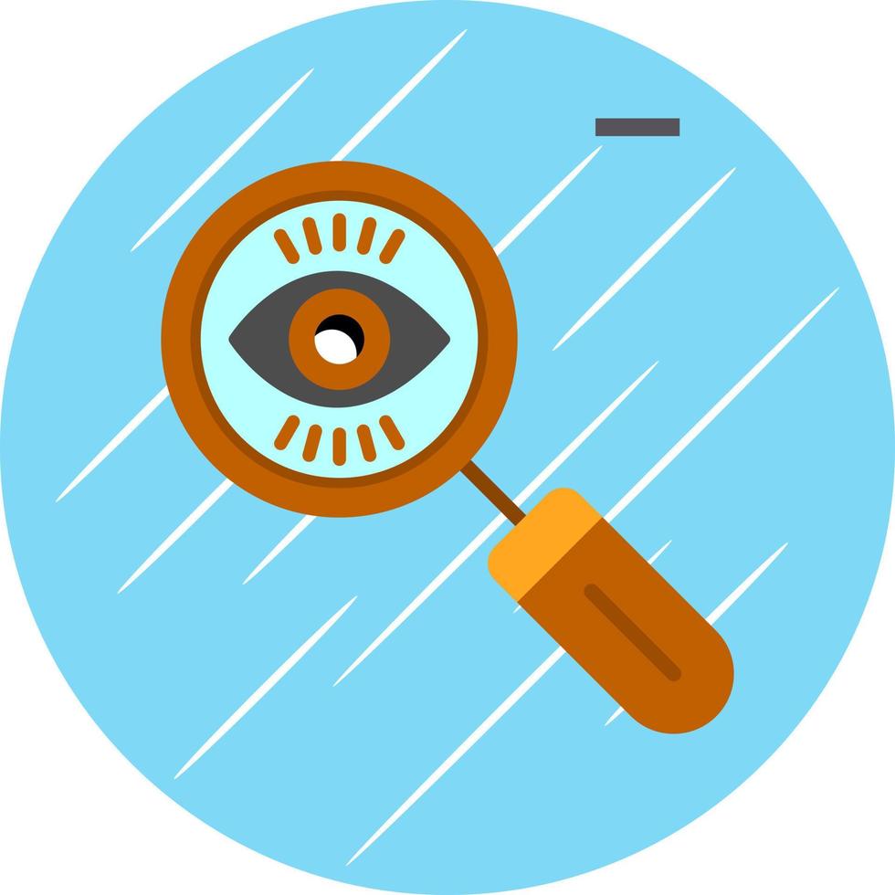 Beobachtungsvektor-Icon-Design vektor