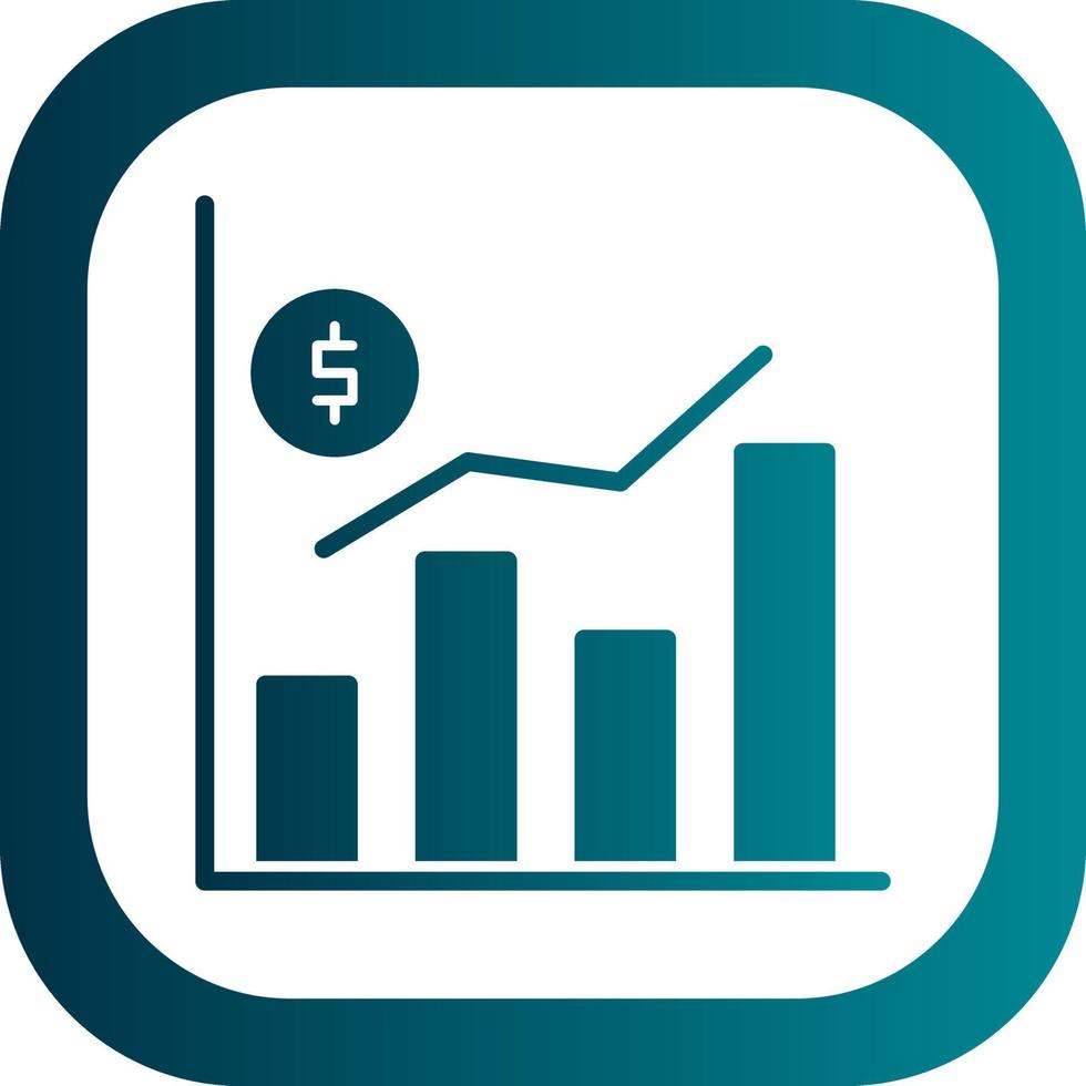 finansiell data vektor ikon design