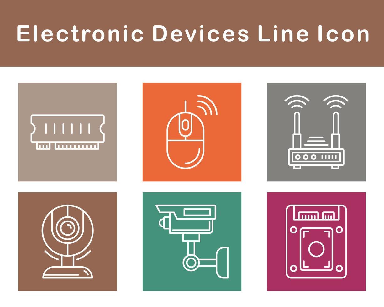 elektronisch Geräte Vektor Symbol einstellen