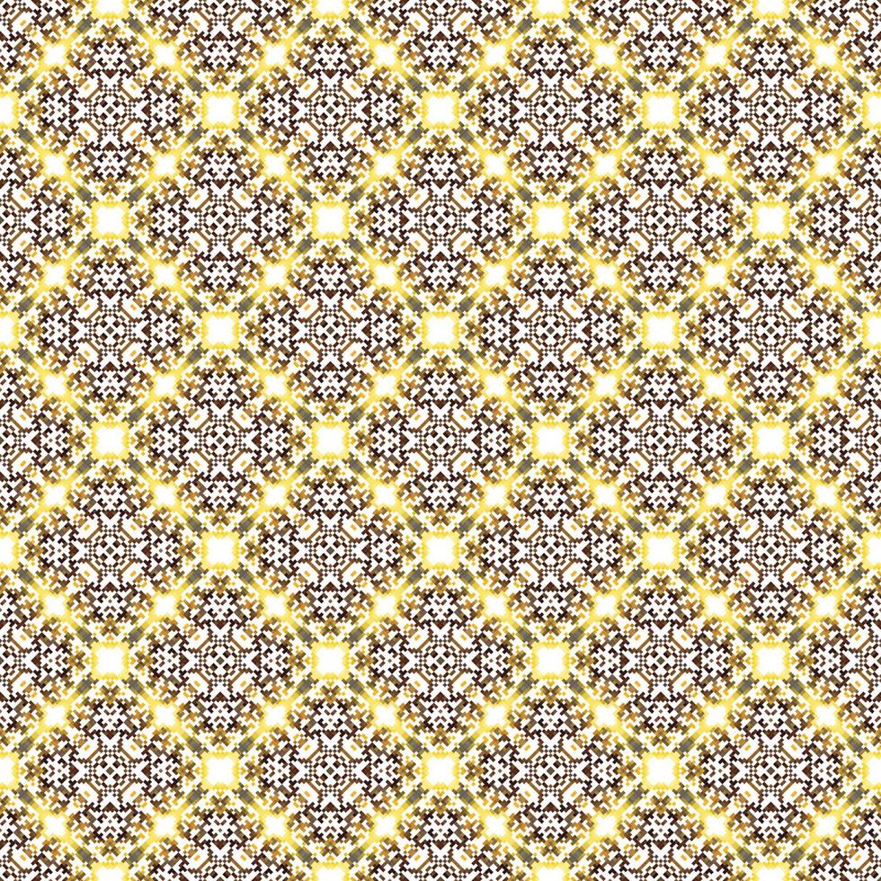 Blumen- gestrickt Stickerei auf Weiß hintergrund.geometrisch ethnisch orientalisch Muster traditionell. abstrakt Vektor Illustration. Design zum Textur, Stoff, Kleidung, Verpackung, Dekoration, Schal, Druck.