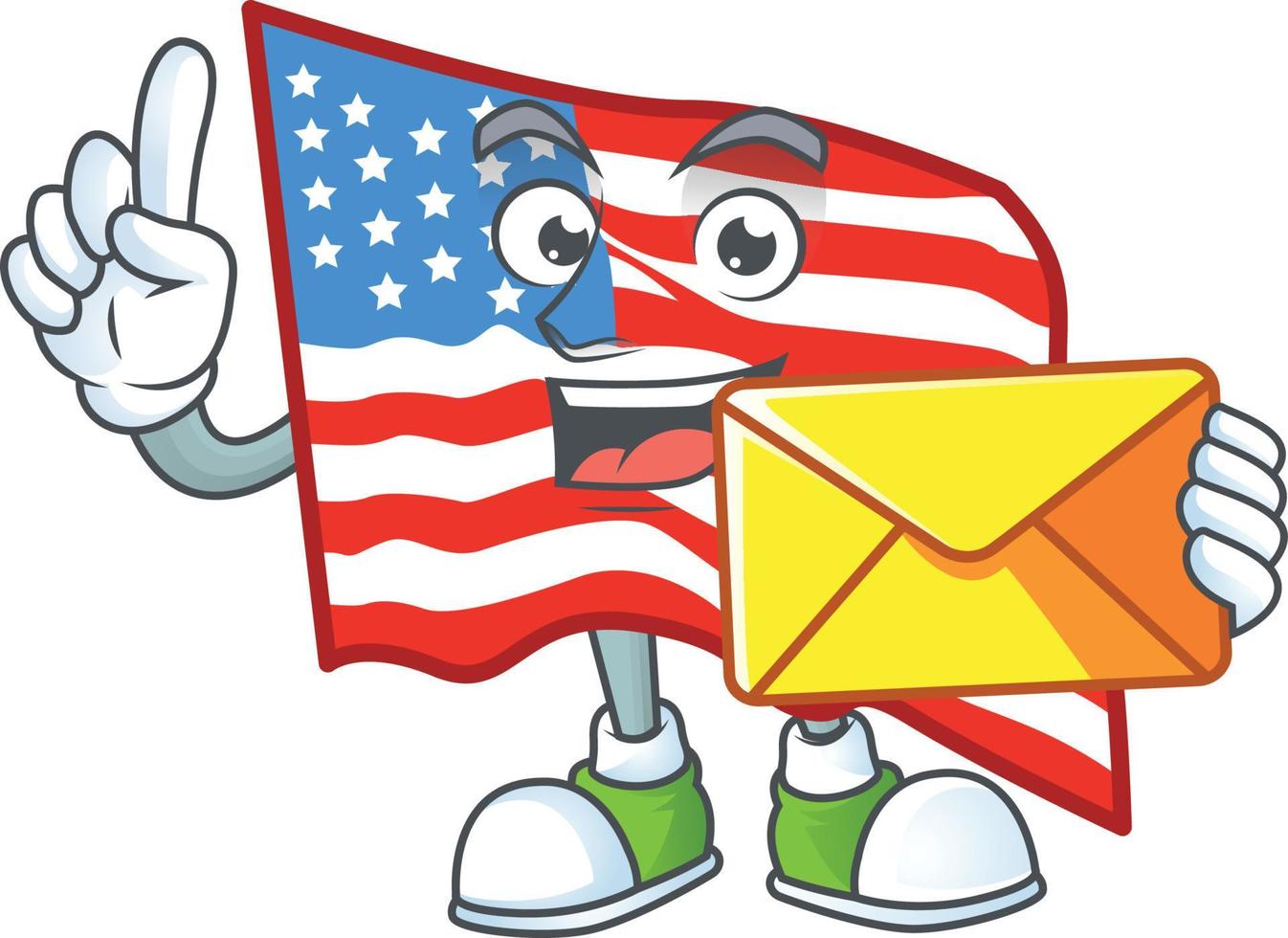 USA Flagge Symbol Design vektor