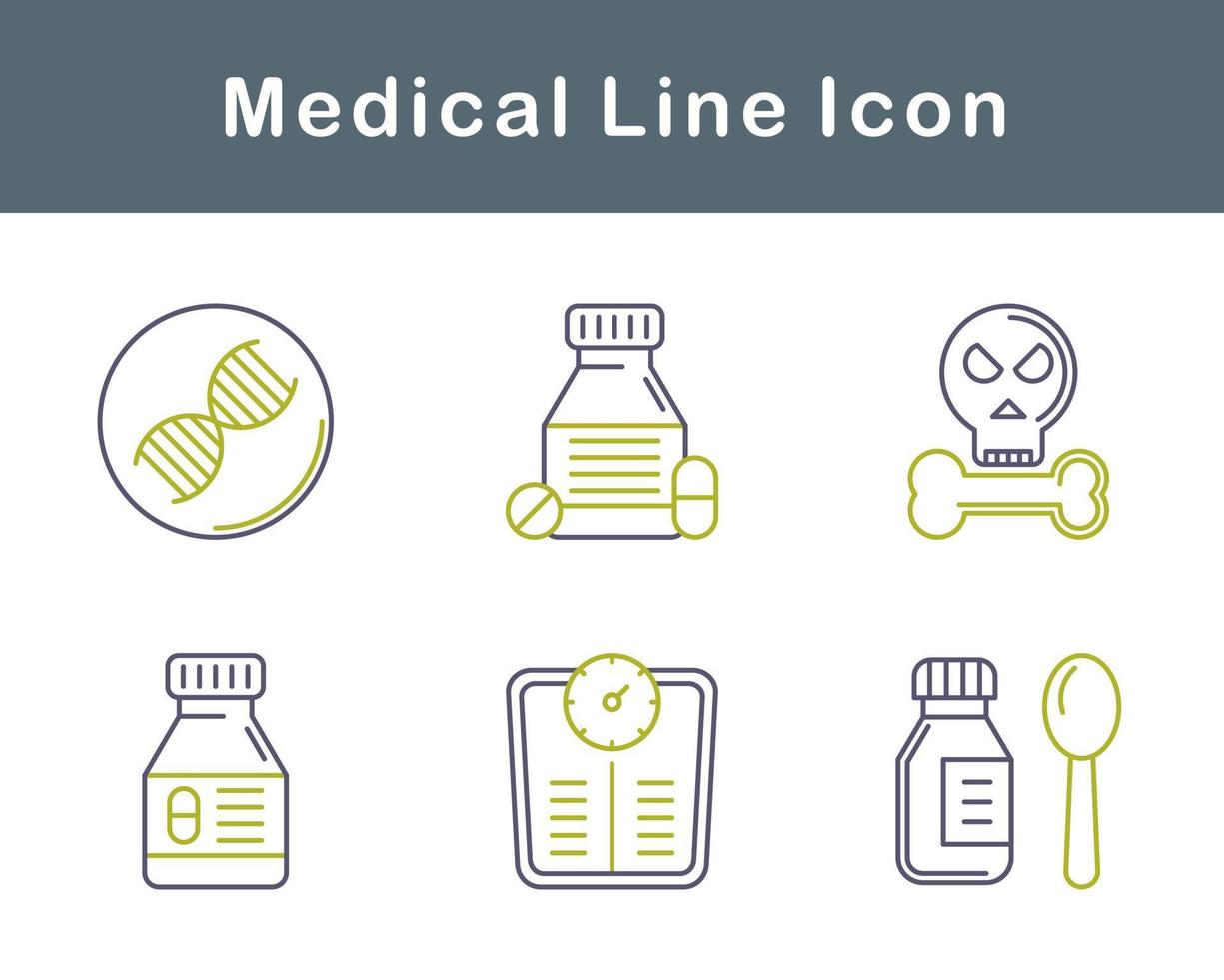 medicinsk vektor ikon uppsättning