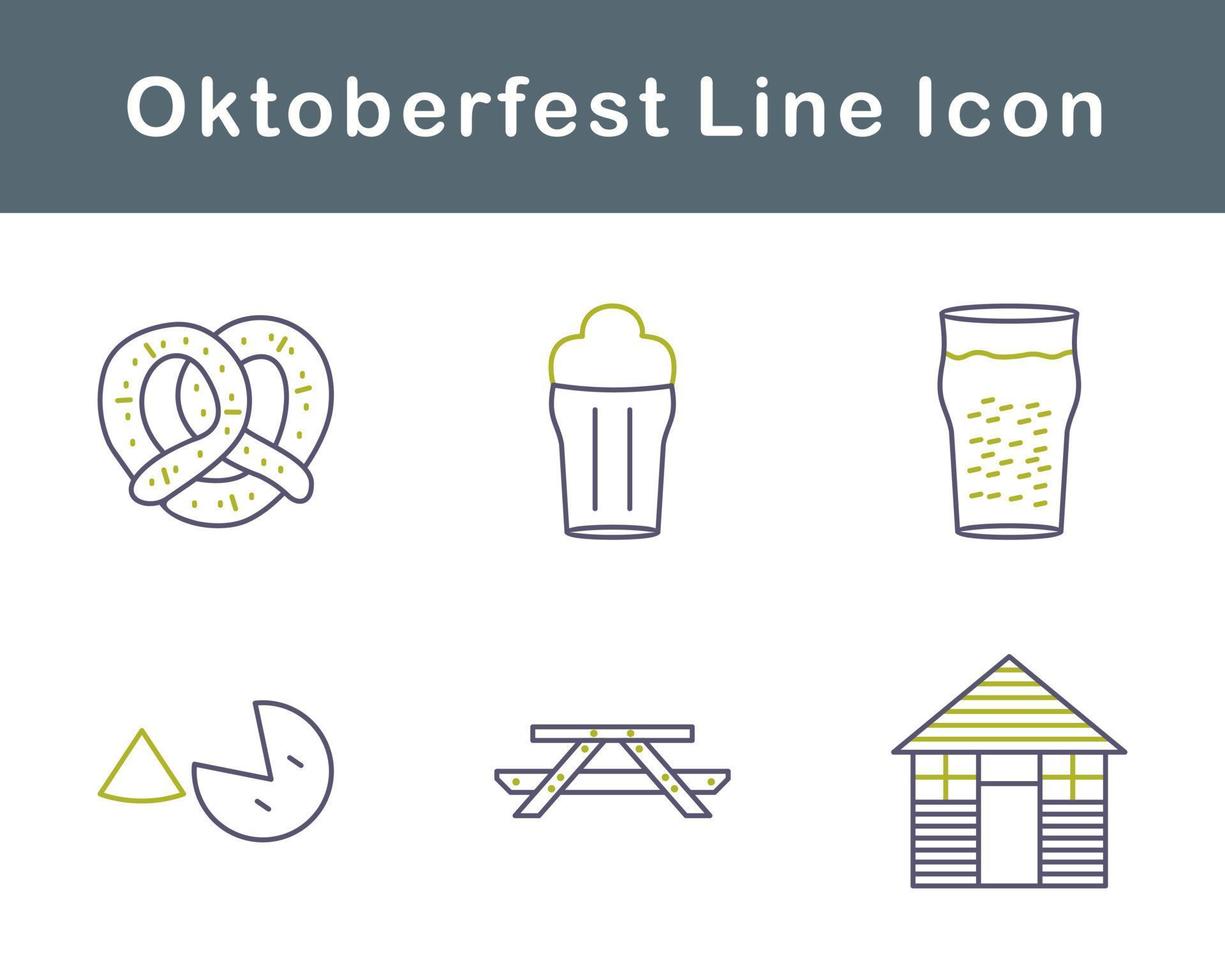 Oktoberfest Vektor Symbol einstellen