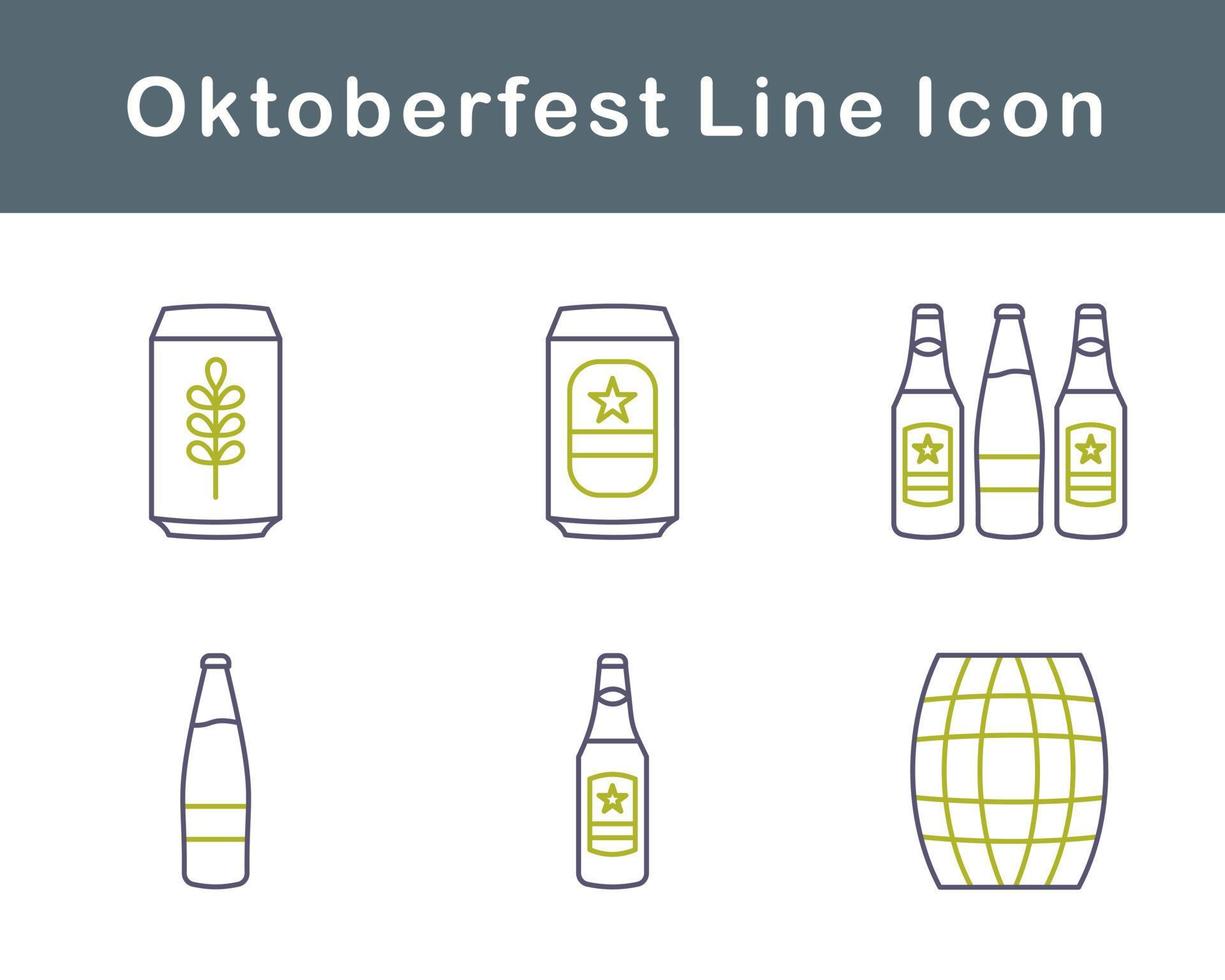 Oktoberfest Vektor Symbol einstellen