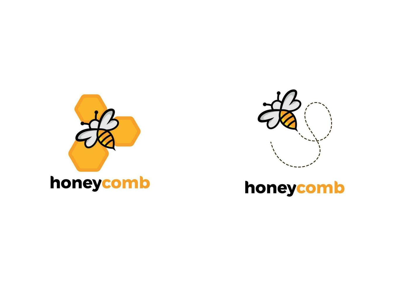 Logo-Vektor für Honigbienentiere vektor