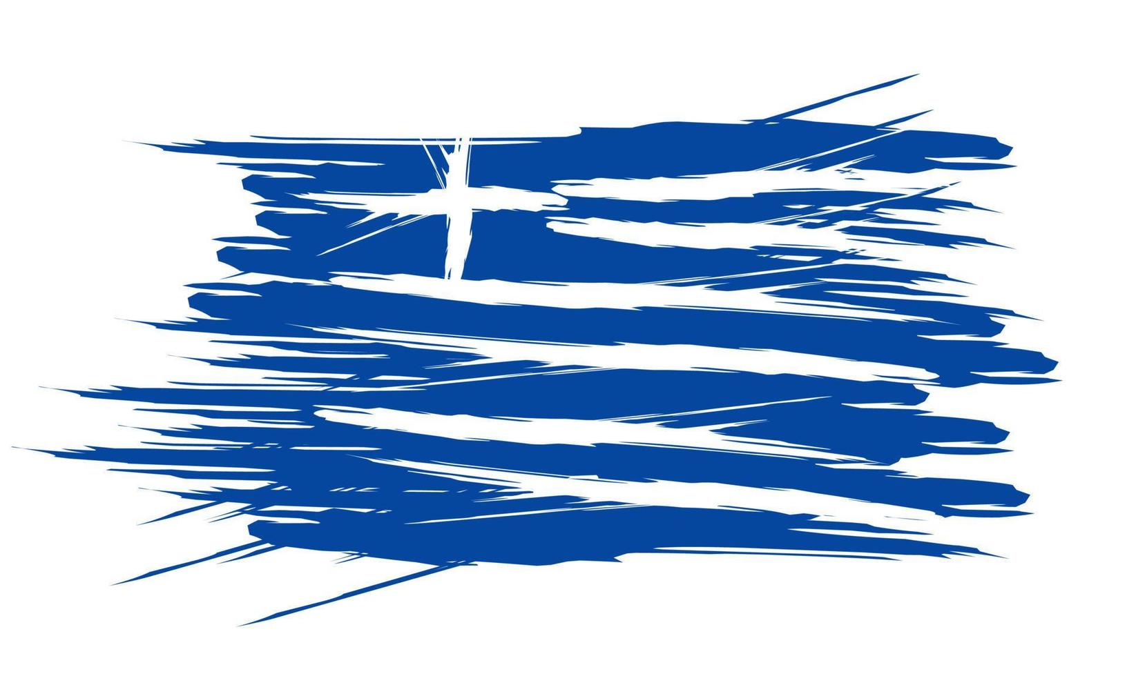 grekland flagga design illustration, enkel design med elegant begrepp vektor