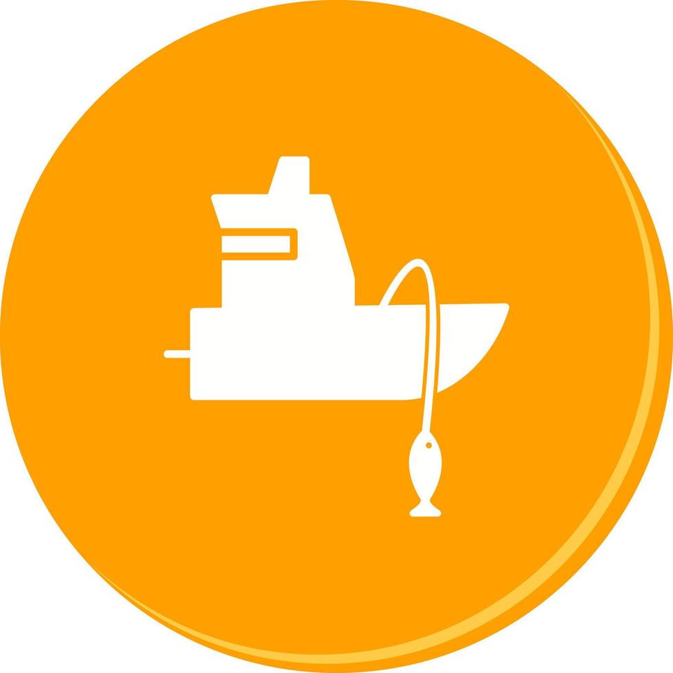 Vektorsymbol für Fischerboote vektor