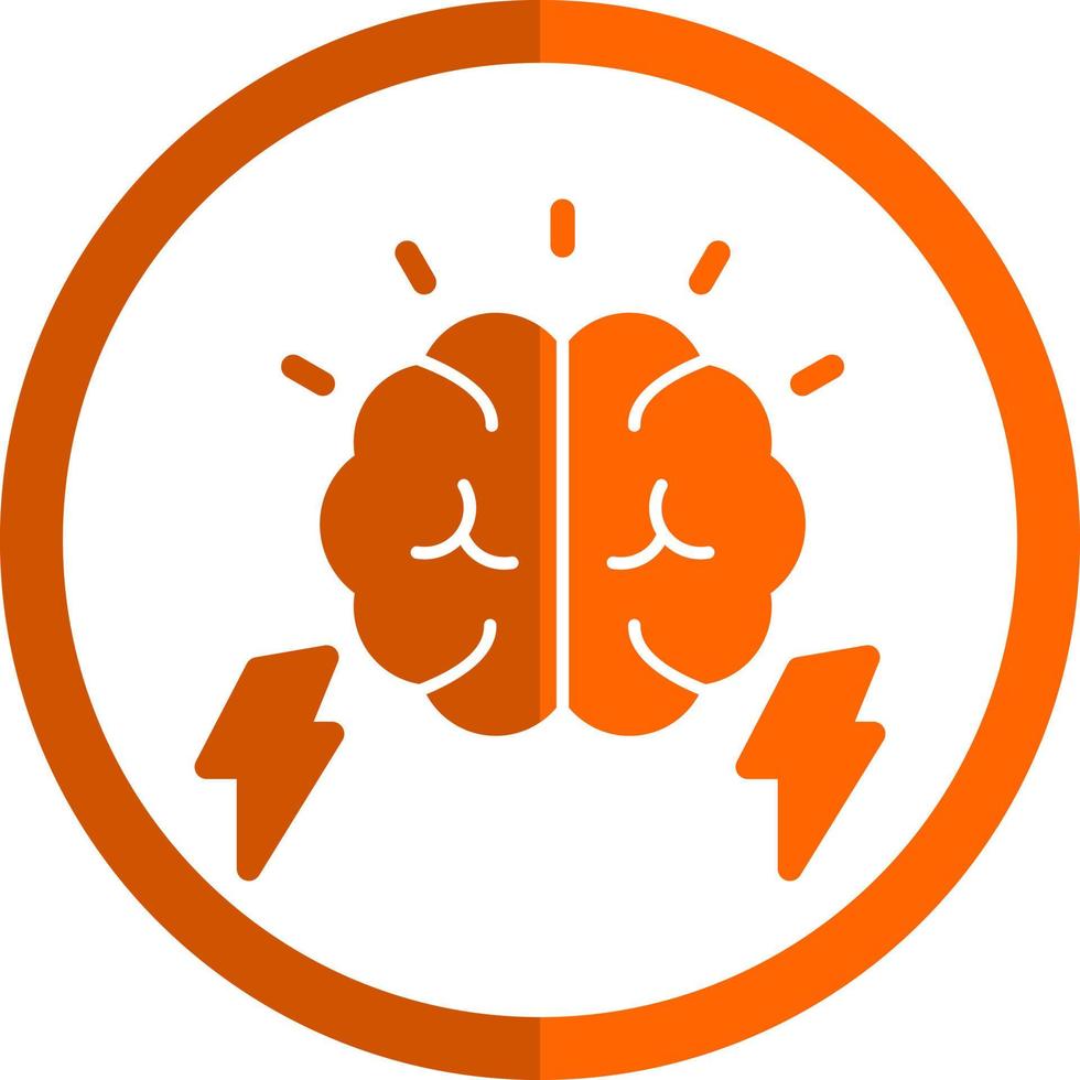 Brain Power-Vektor-Icon-Design vektor