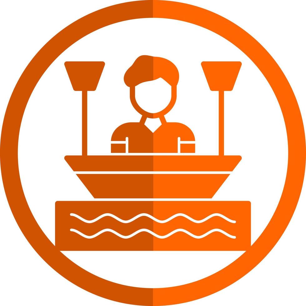 Bootfahren Vektor-Icon-Design vektor