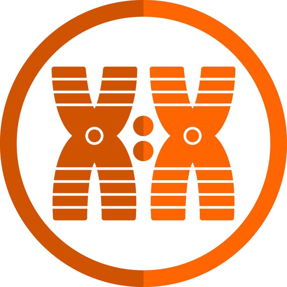 kromosom vektor ikon design
