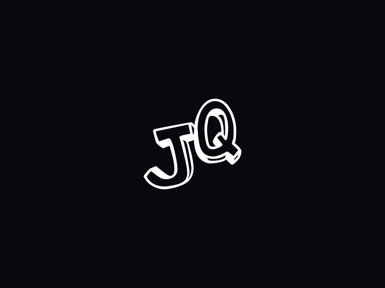 minimal jq Brief Logo, kreativ jq Logo Symbol Vektor