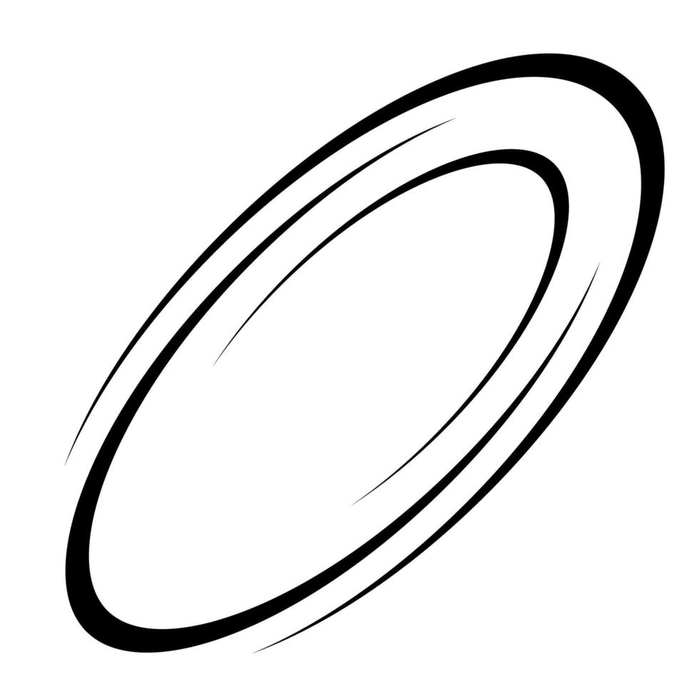 Oval Logo Form, Rahmen Etikette Design Abzeichen Fitness einfach Grafik vektor