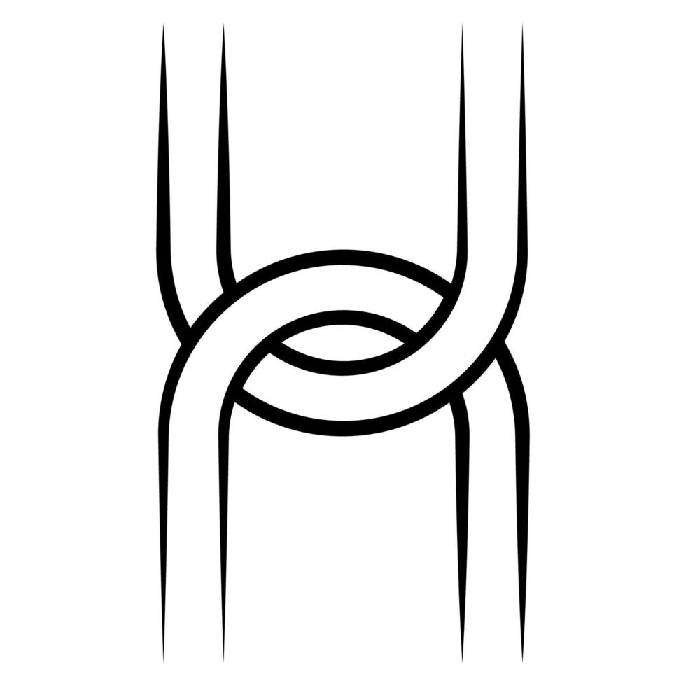 Logo Nabe kreativ, Symbol Daten Hub, Software Logo Brief h vektor