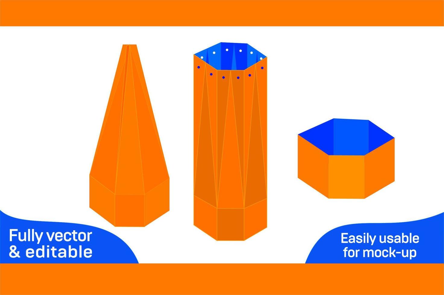 penna stil godis gåva låda förpackning Död linje mall och 3d låda design 3d låda vektor