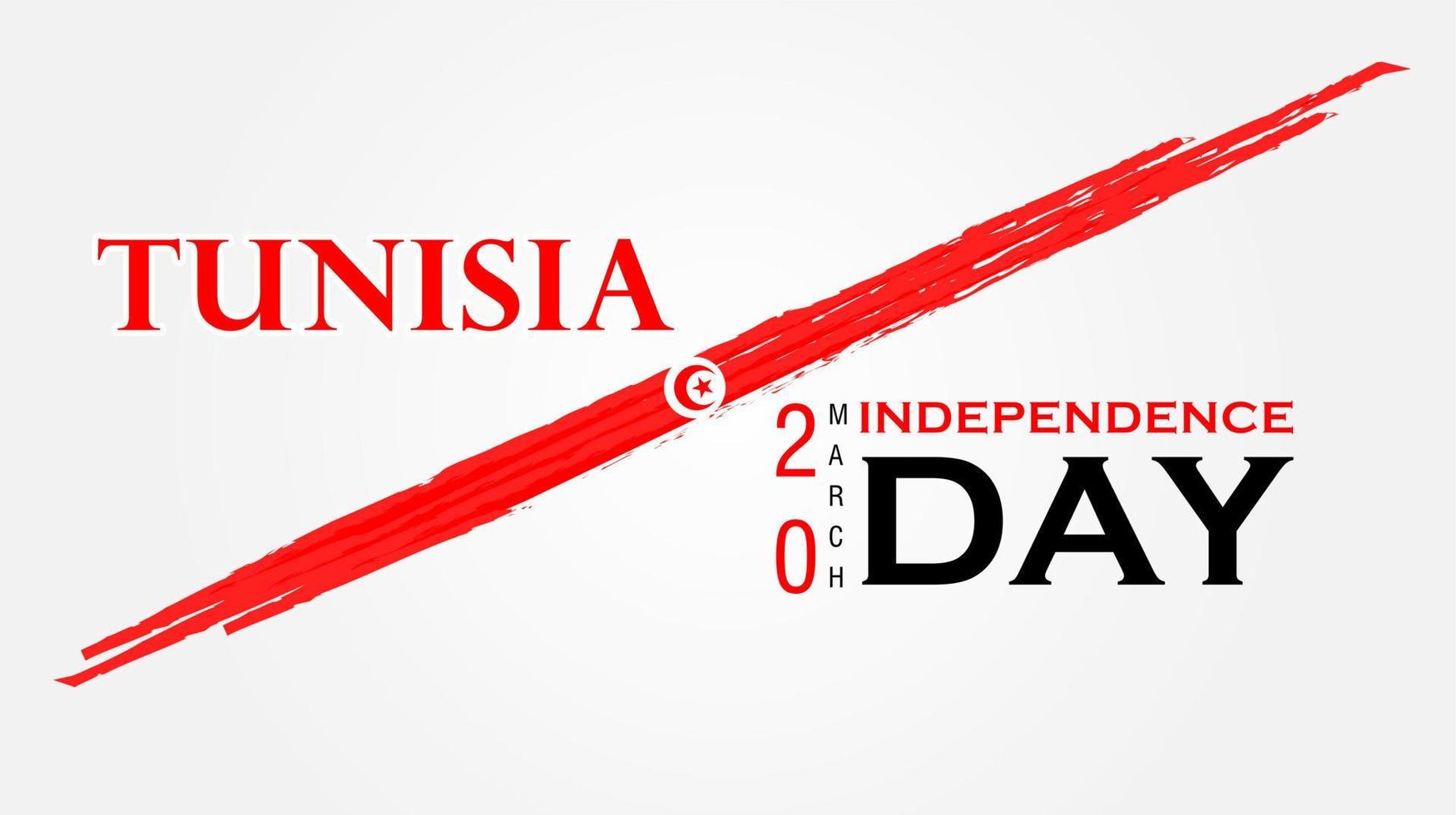 tunisien oberoende dag firande bakgrund. vektor design.