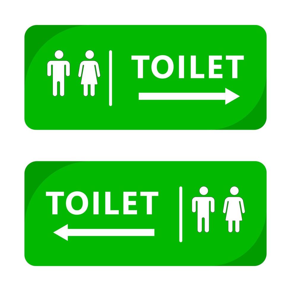 toalett tecken design. vektor illustration.