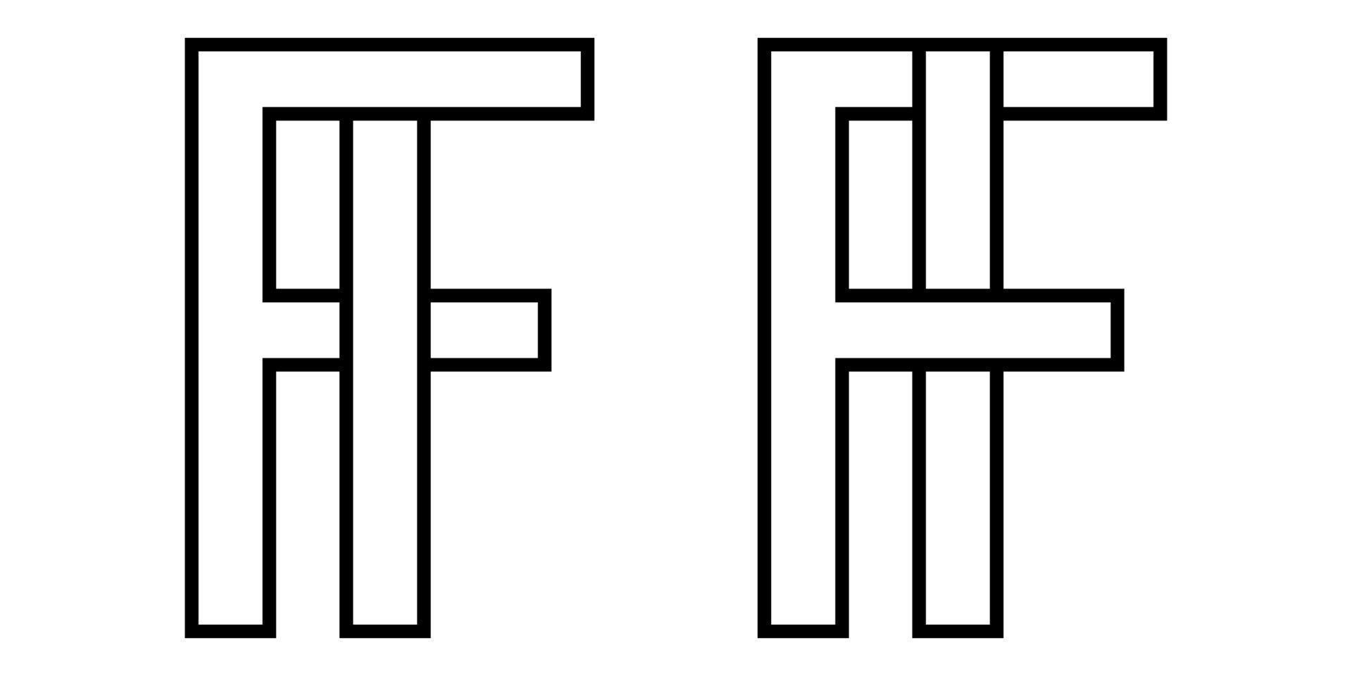 logotyp tecken fi om ikon tecken interlaced brev jag, f vektor logotyp om, fi först huvudstad brev mönster alfabet jag f