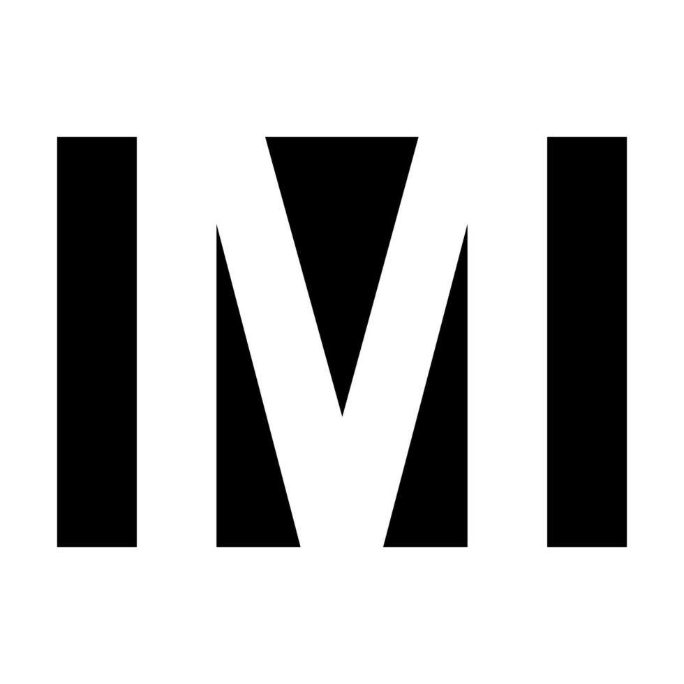 enkel elegant logotyp brev m vektor premie företag logotyp brev m, grafisk alfabetisk symbol för företag företags- identitet
