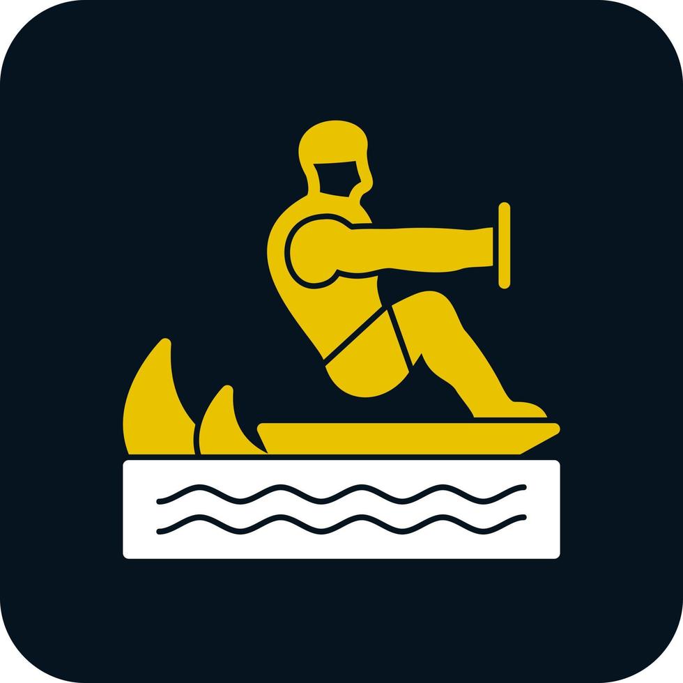 Surfen-Vektor-Icon-Design vektor