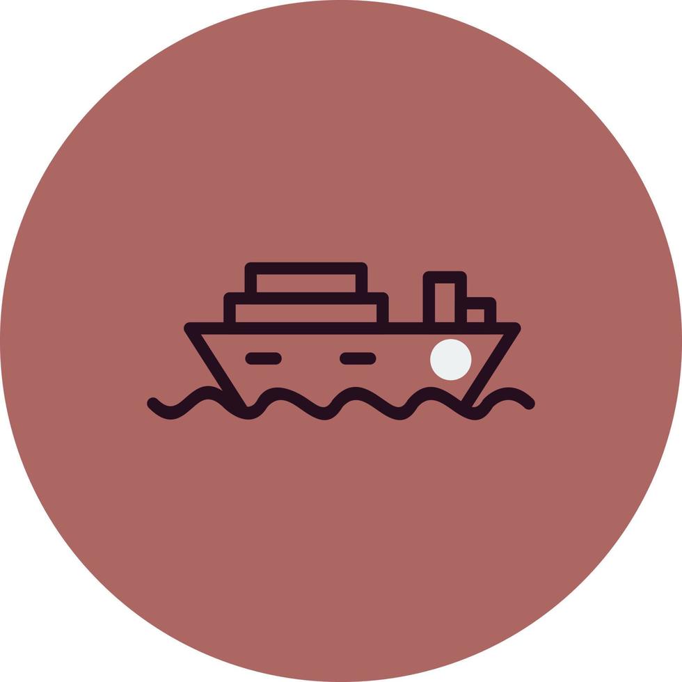 Vektorsymbol für Kreuzfahrtschiffe vektor