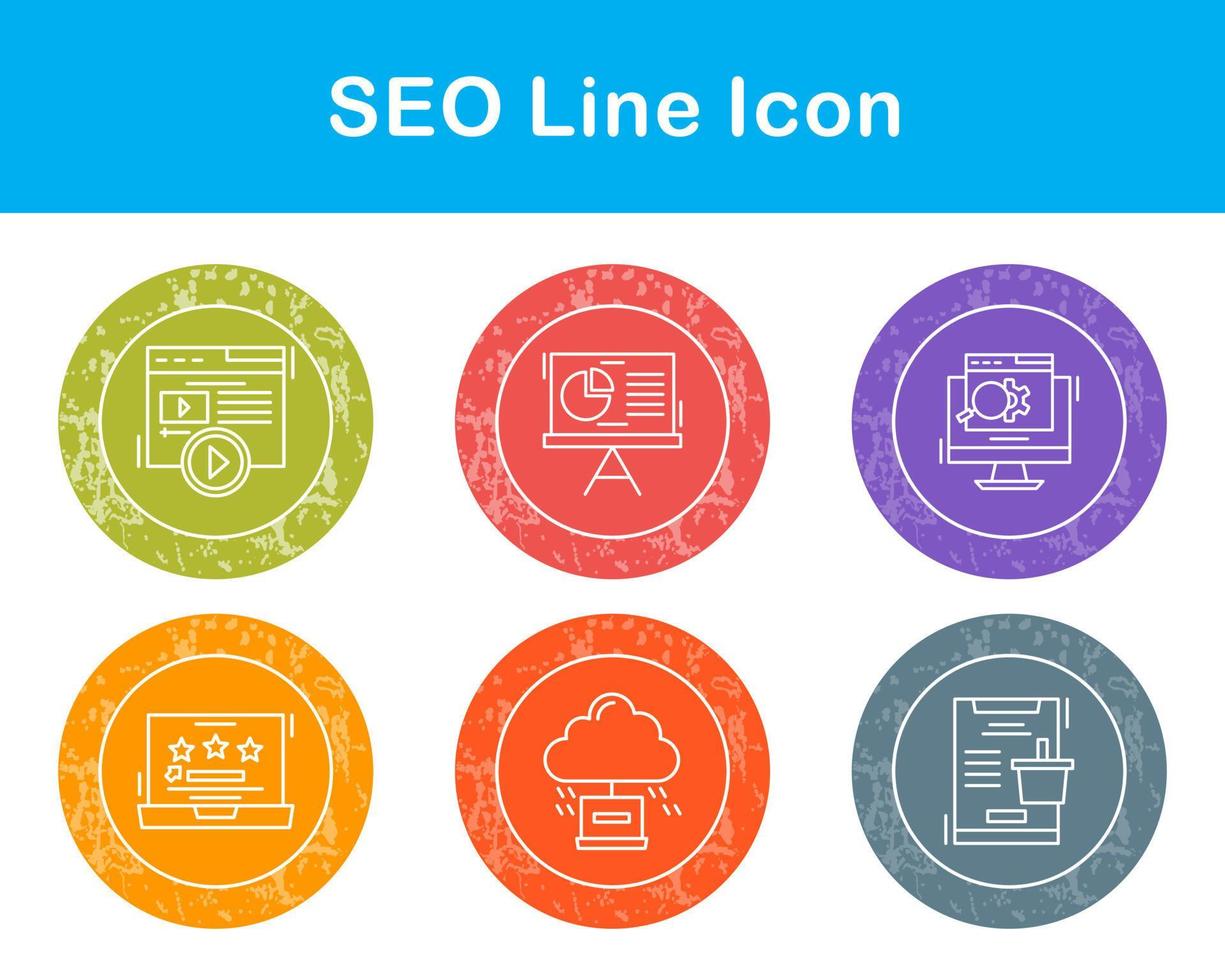 SEO Vektor Symbol einstellen