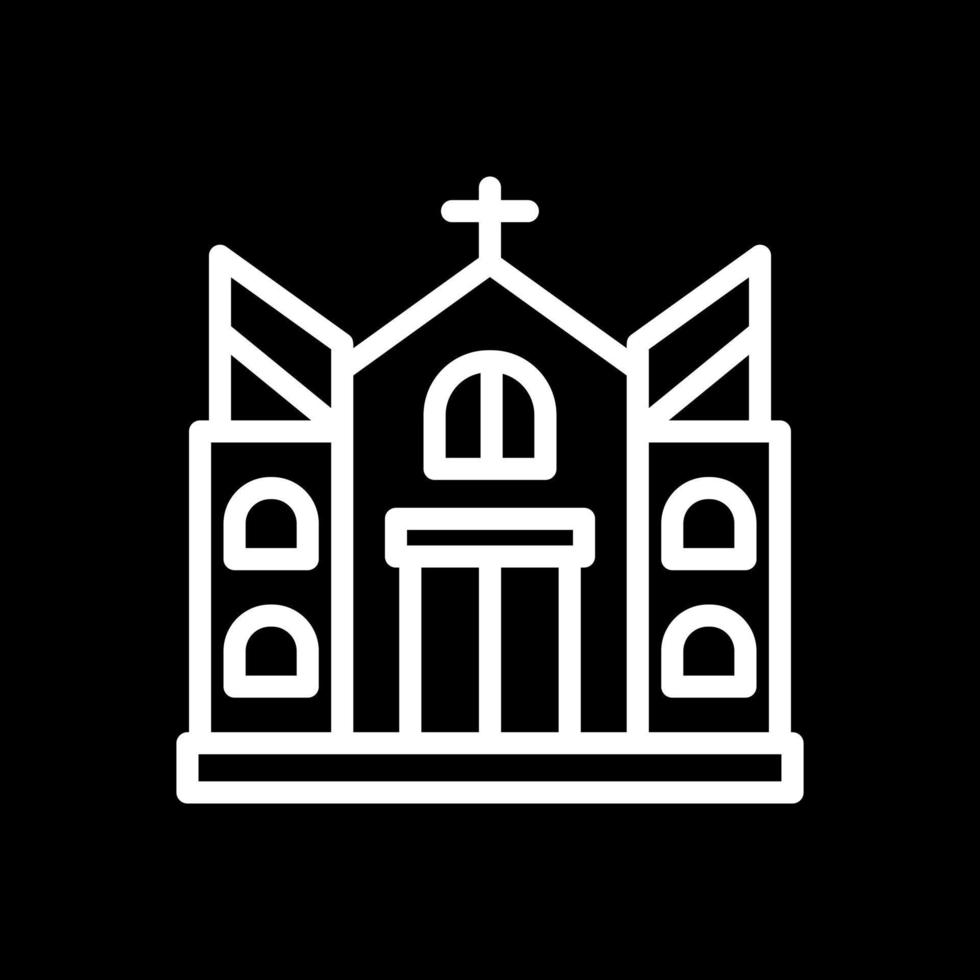 Kirche-Vektor-Icon-Design vektor