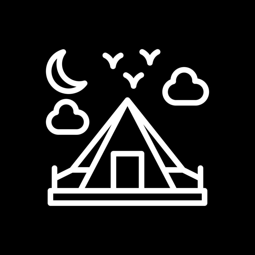 Camping-Vektor-Icon-Design vektor