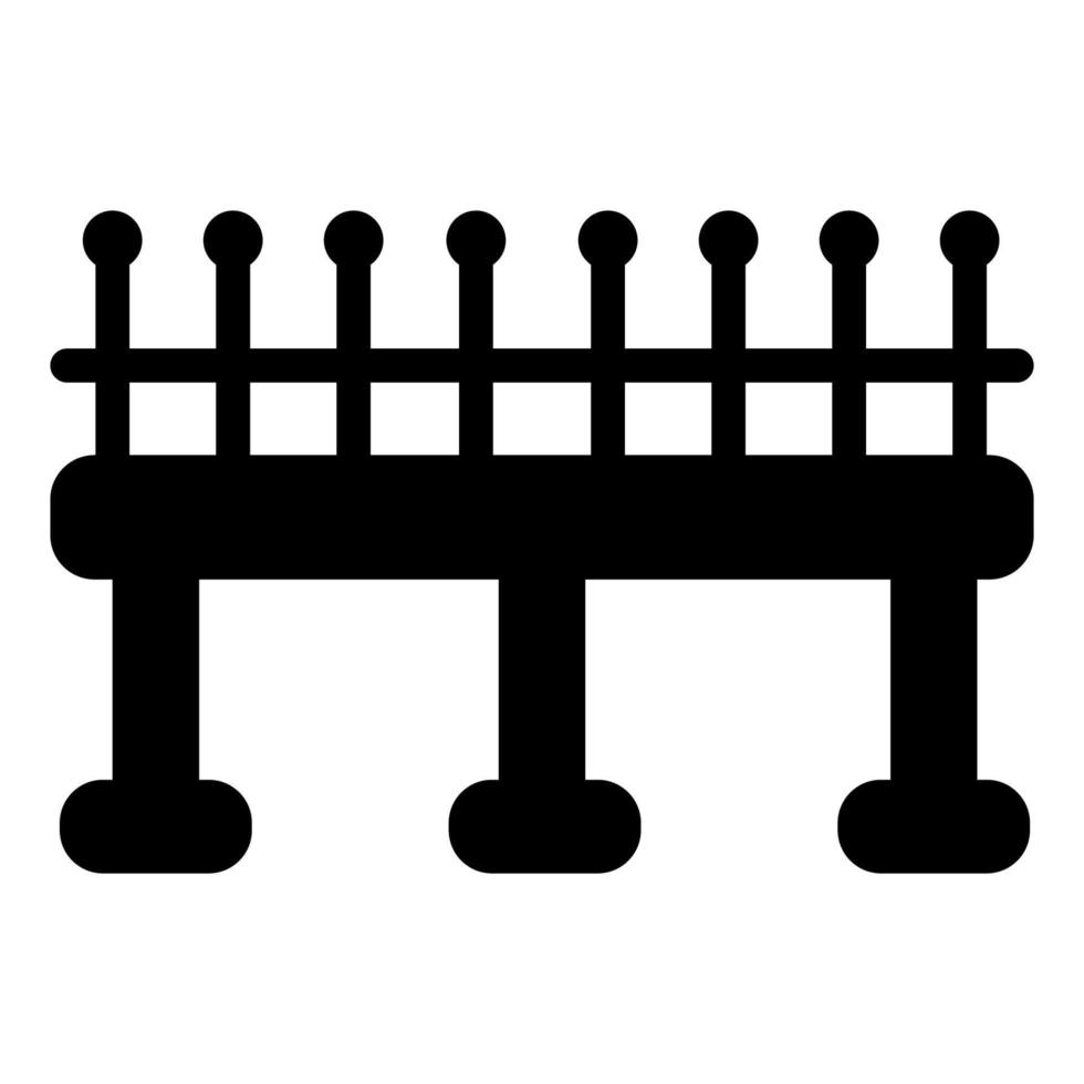 Brücke Symbol Illustration Vektor