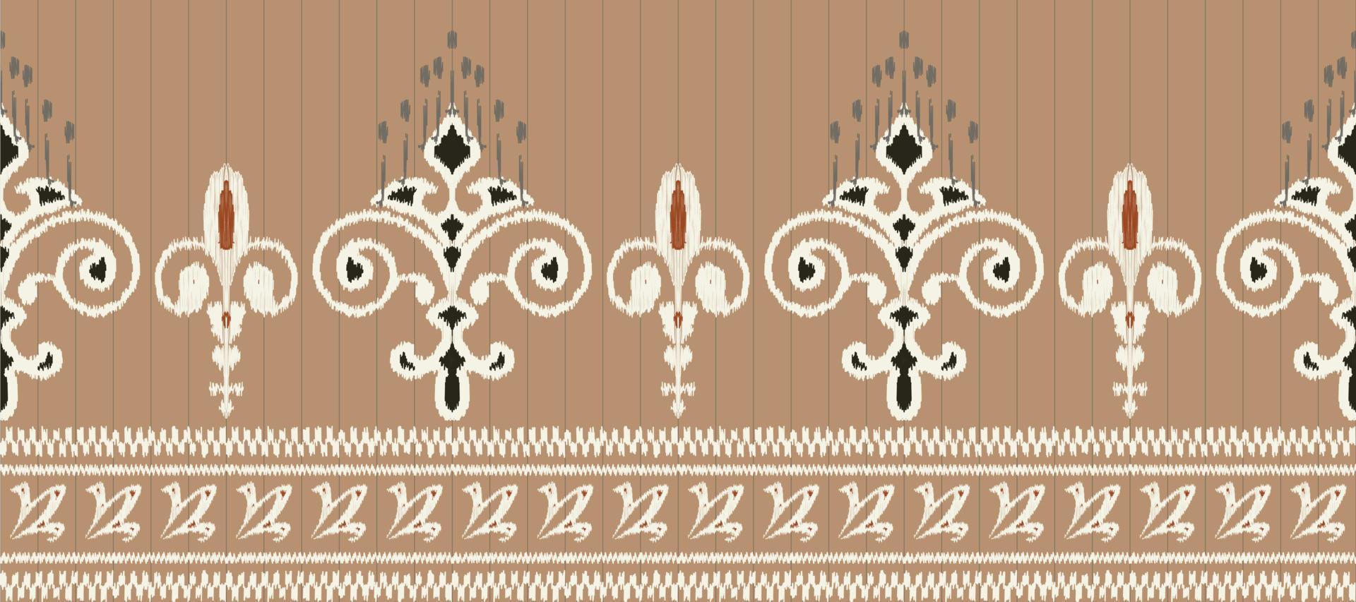 afrikansk ikat paisley broderi. etnisk ikat textur afrikansk ikat paisley broderi. batik textil- sömlös mönster digital vektor design för skriva ut saree kurti borneo tyg gräns ikkat dupatta