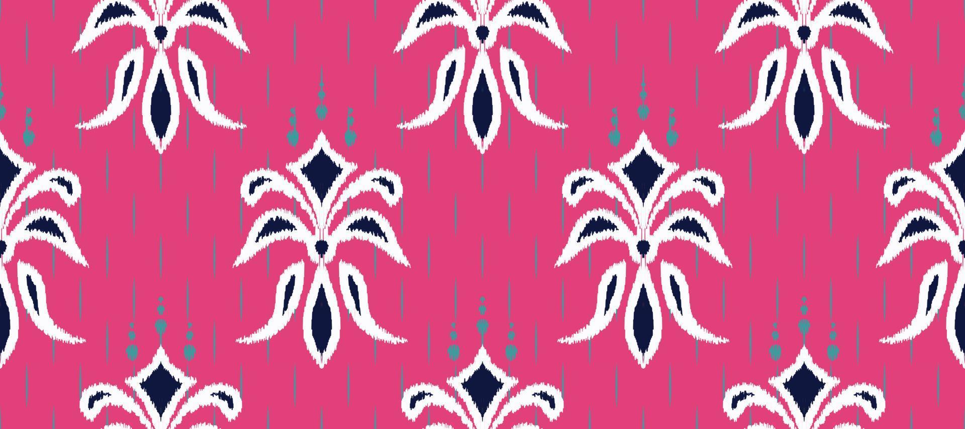 afrikansk ikat paisley broderi. etnisk ikat sömlös mönster broderi. batik textil- sömlös mönster digital vektor design för skriva ut saree kurti borneo tyg gräns ikkat dupatta