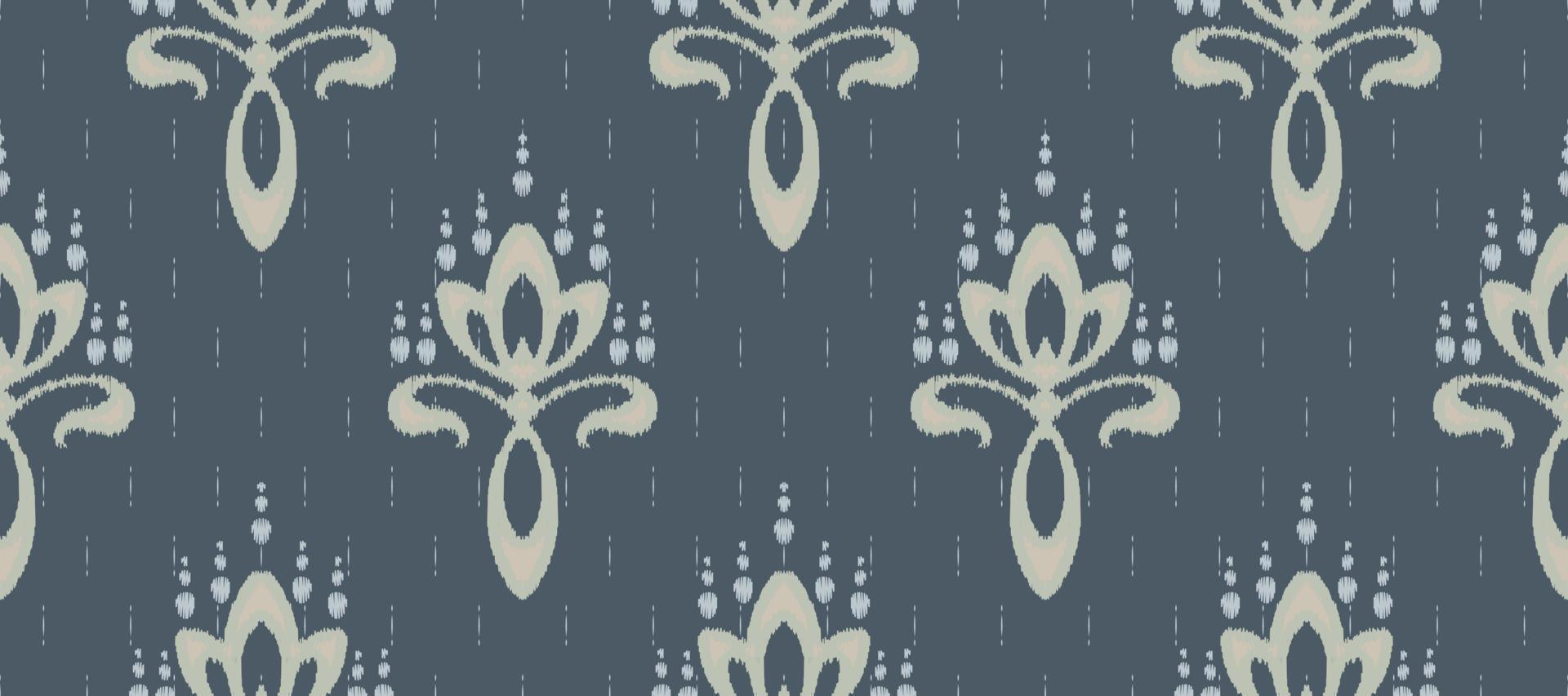 afrikanisch Ikat Paisley Stickerei. ethnisch Ikat Dreieck afrikanisch Ikat Paisley Stickerei. Batik Textil- nahtlos Muster Digital Vektor Design zum drucken Saree kurti Borneo Stoff Rand ikkat dupatta