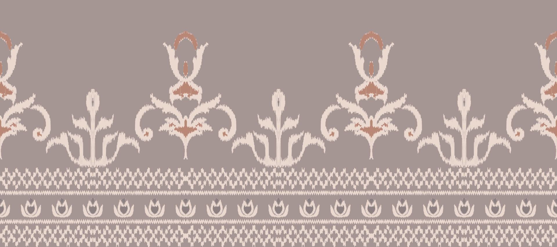 afrikansk ikat paisley broderi. batik textil- ikat design sömlös mönster digital vektor design för skriva ut saree kurti borneo tyg gräns ikkat dupatta