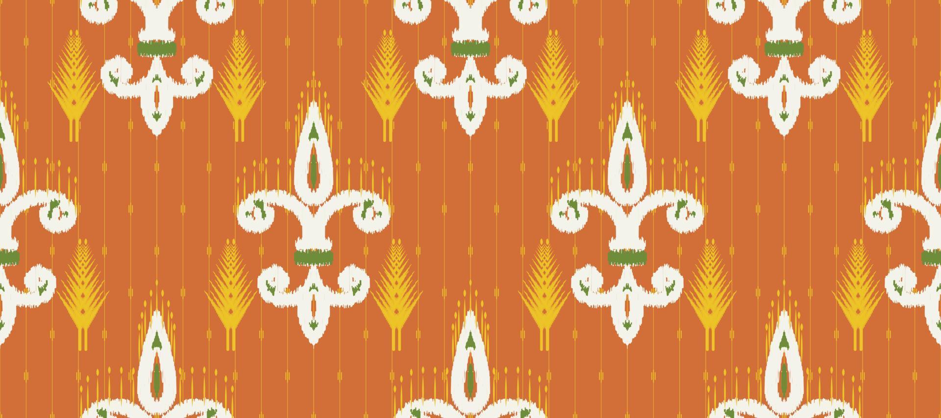 afrikansk ikat paisley broderi. batik textil- ikat skriva ut sömlös mönster digital vektor design för skriva ut saree kurti borneo tyg gräns ikkat dupatta