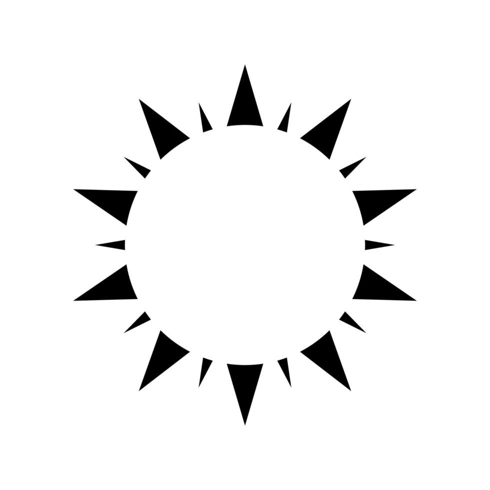 Boho himmlisch Sonne Symbol Logo. einfach modern abstrakt Design zum Vorlagen, Drucke, Netz, Sozial Medien Beiträge vektor