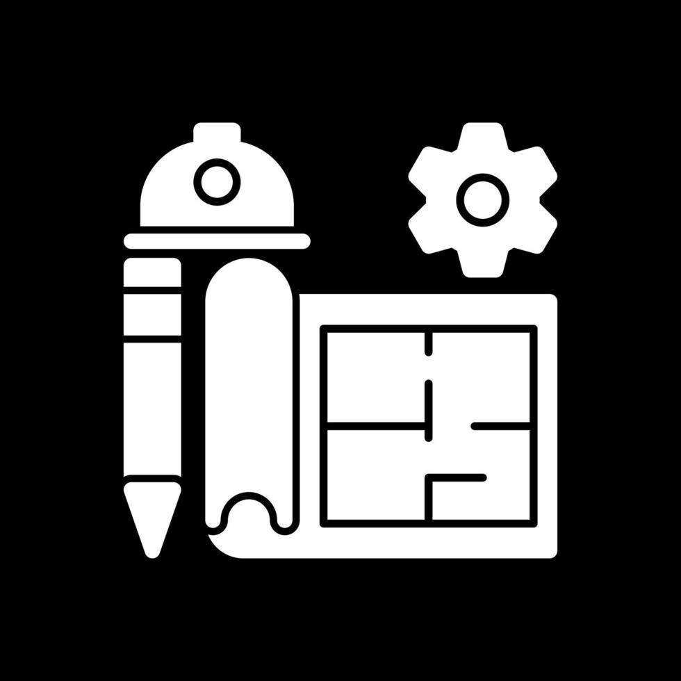 Bauingenieurwesen-Vektor-Icon-Design vektor