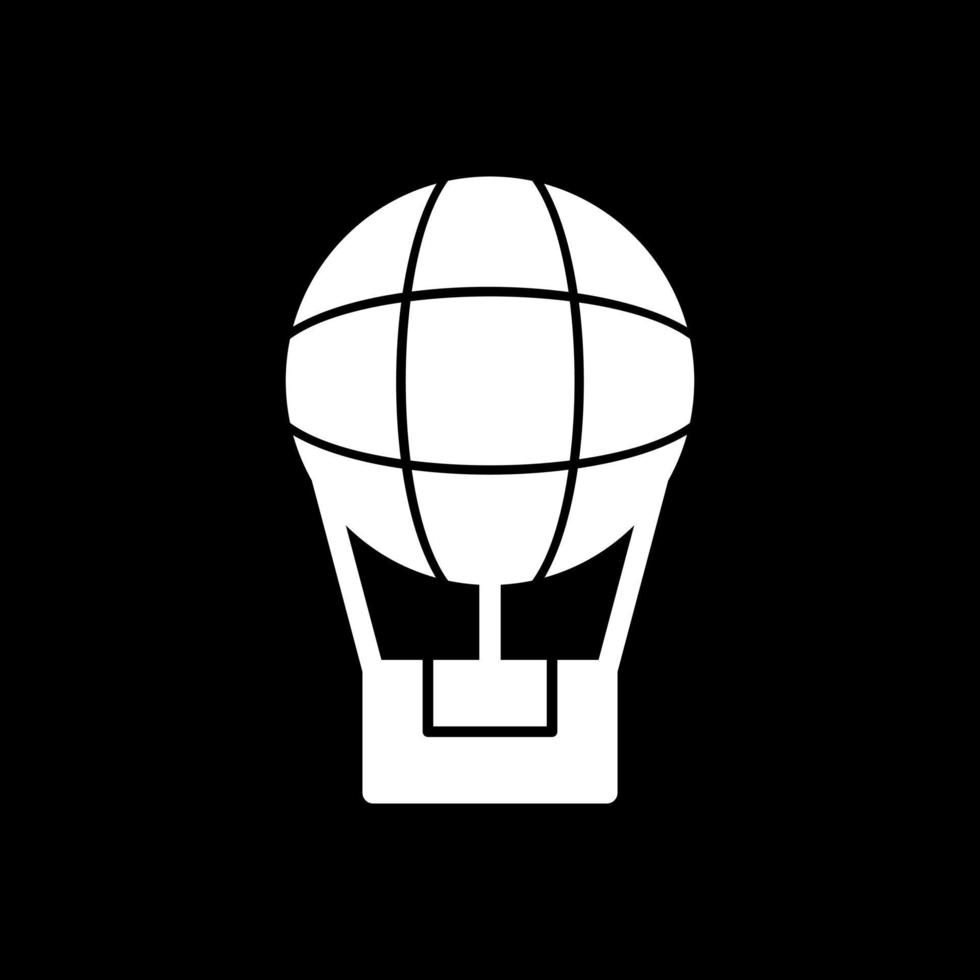 Luftballon-Vektor-Icon-Design vektor