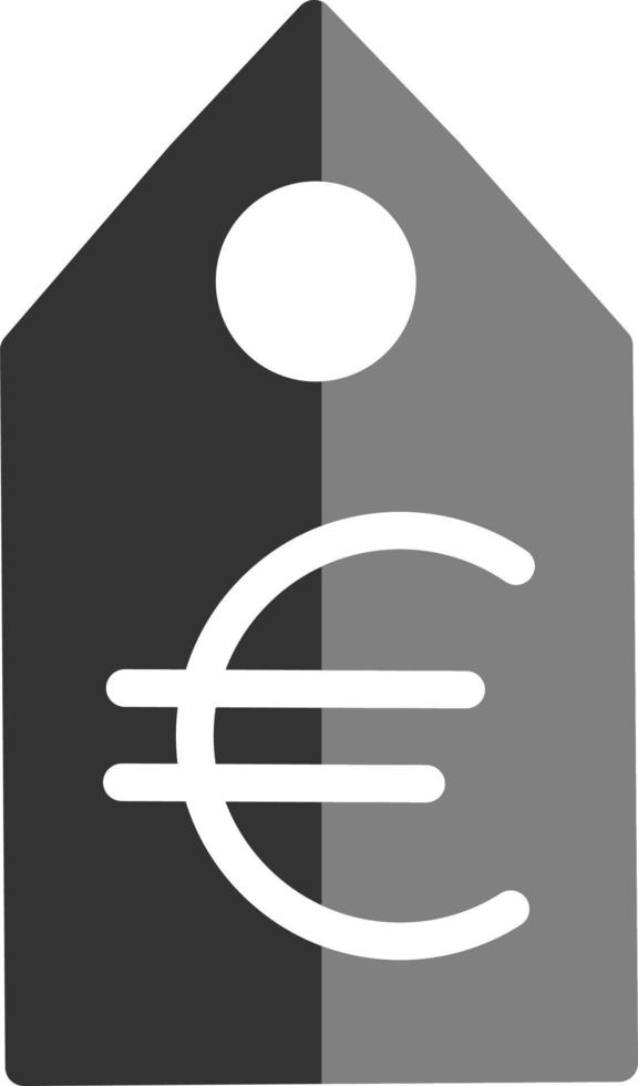 Euro-Tag-Vektor-Symbol vektor