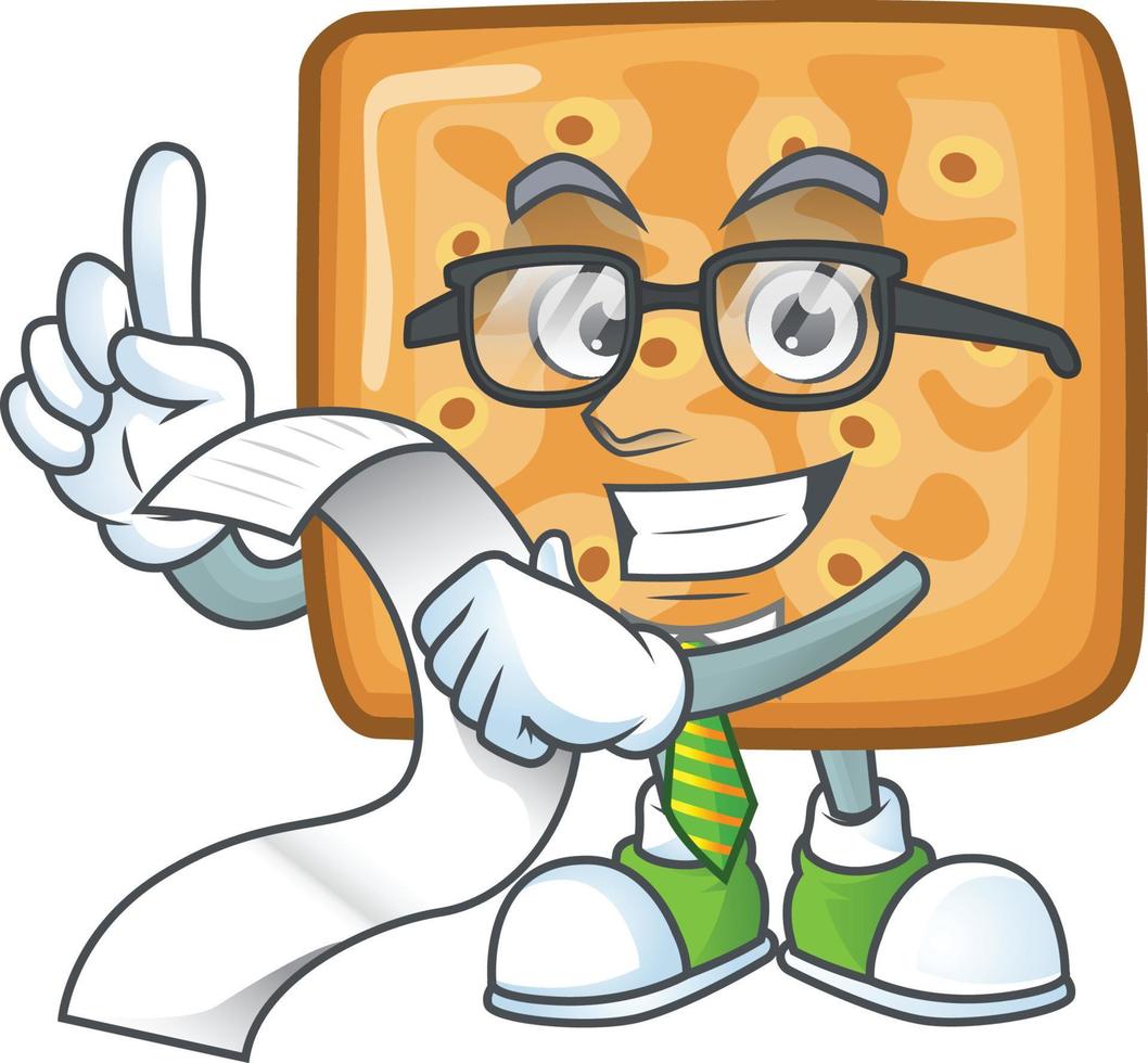 ein Karikatur Charakter von Cracker vektor
