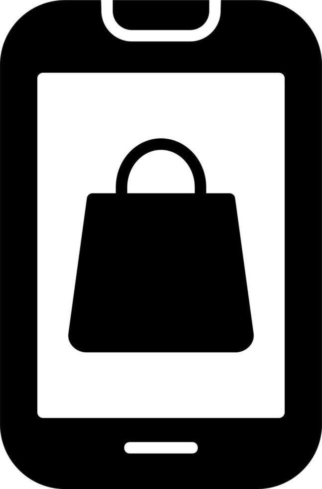 Online-Shopping-Vektor-Symbol vektor