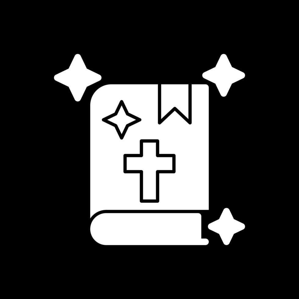 Bibel-Vektor-Icon-Design vektor