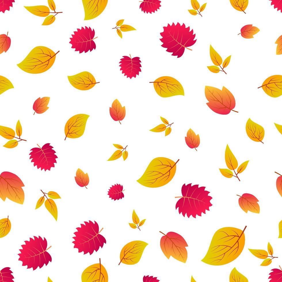 höst sömlös bakgrund med lönn färgrik löv. design för falla säsong affischer, omslag papper och högtider dekorationer. vektor illustration