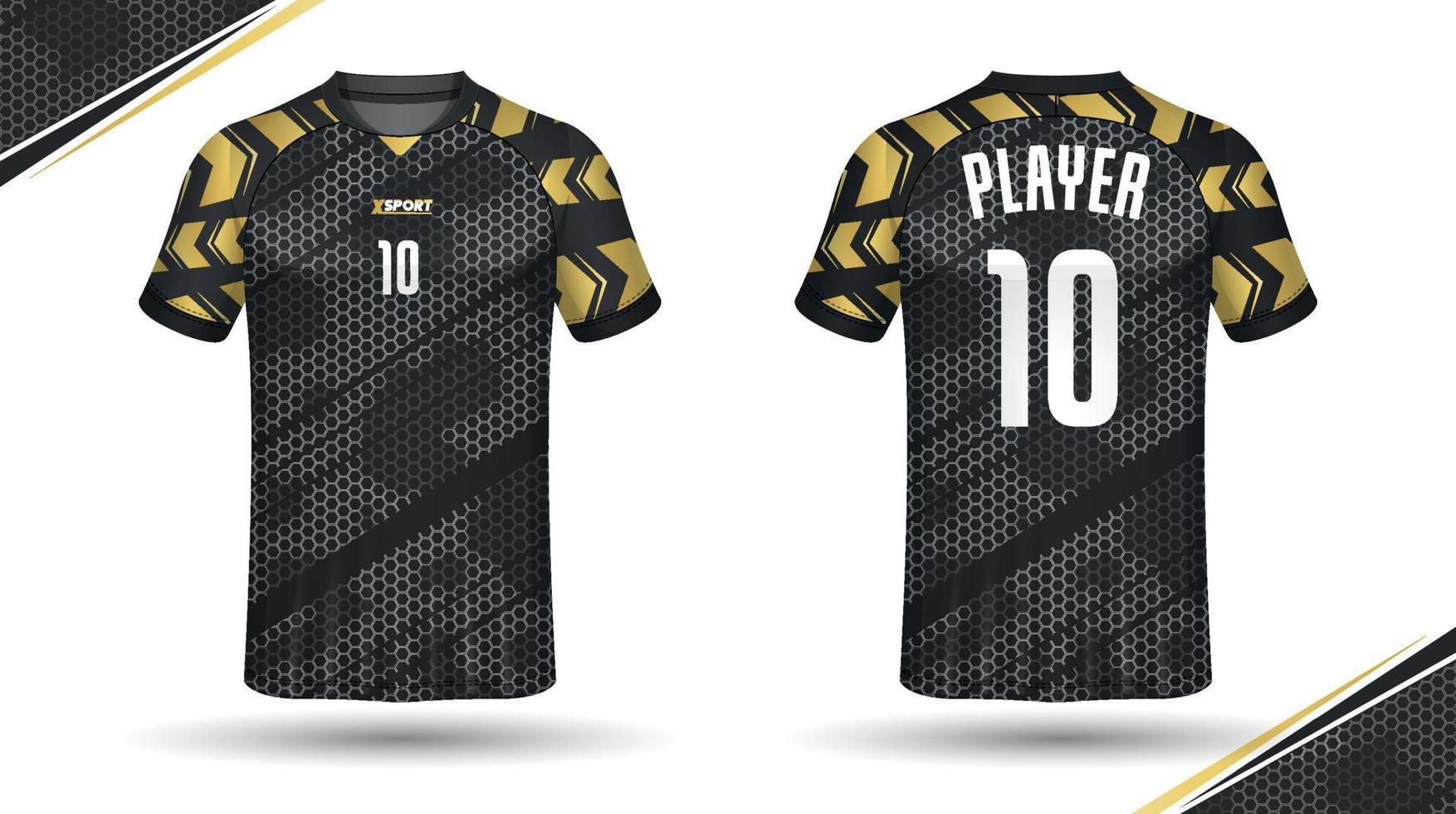 Textur zum Fußball Fußball Jersey vektor