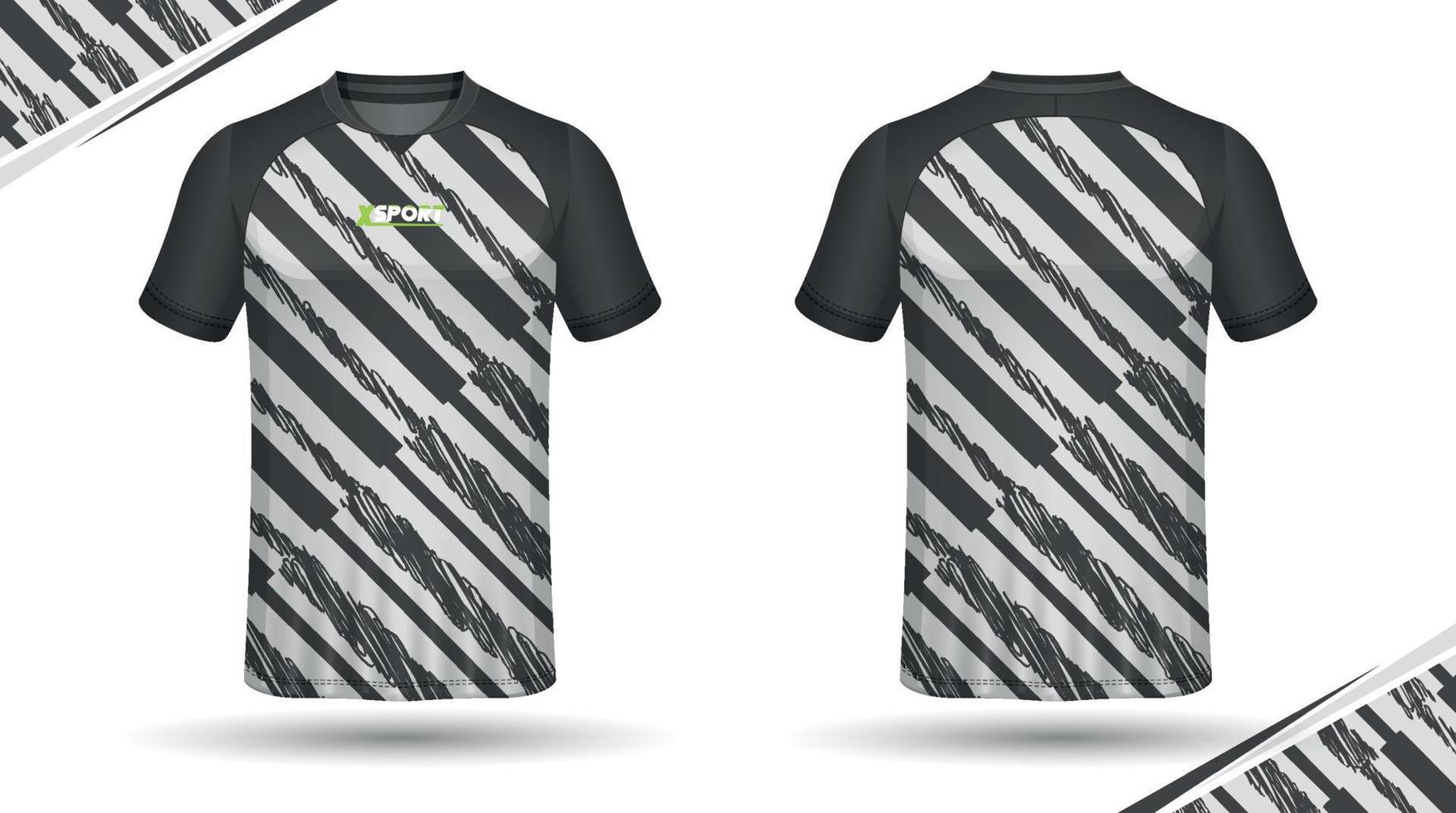 Fußball-Trikot-Design für Sublimation, Sport-T-Shirt-Design vektor