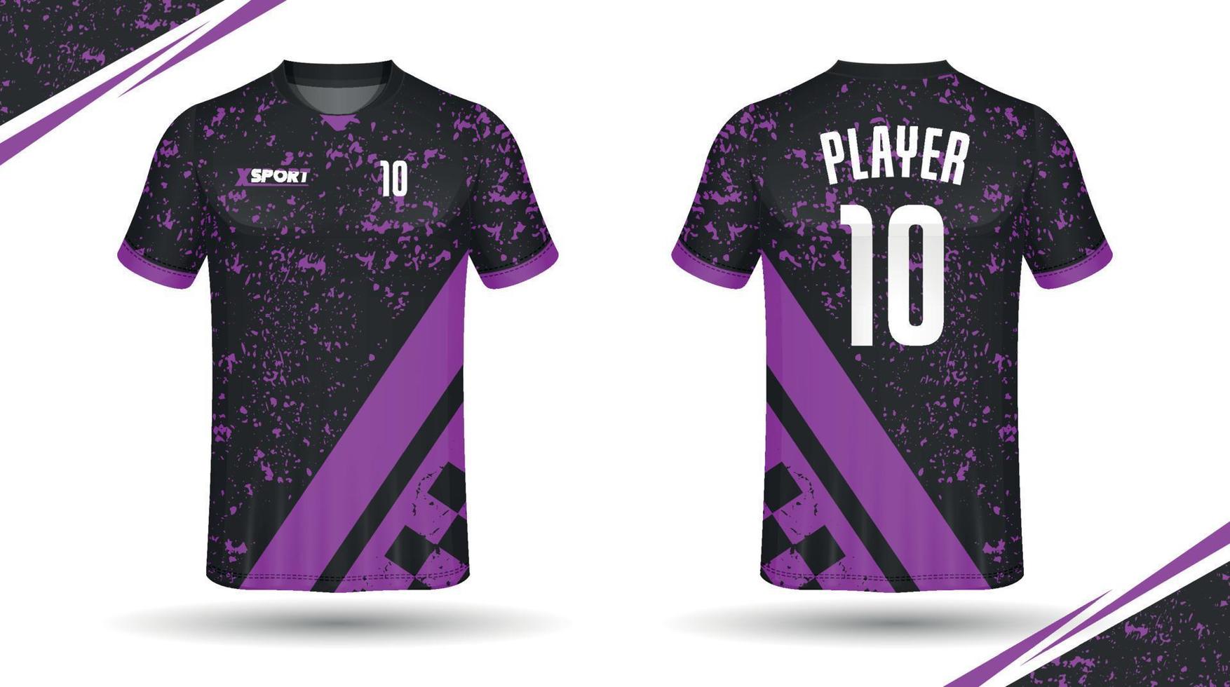 fotboll jersey design för sublimering, sport t skjorta design vektor