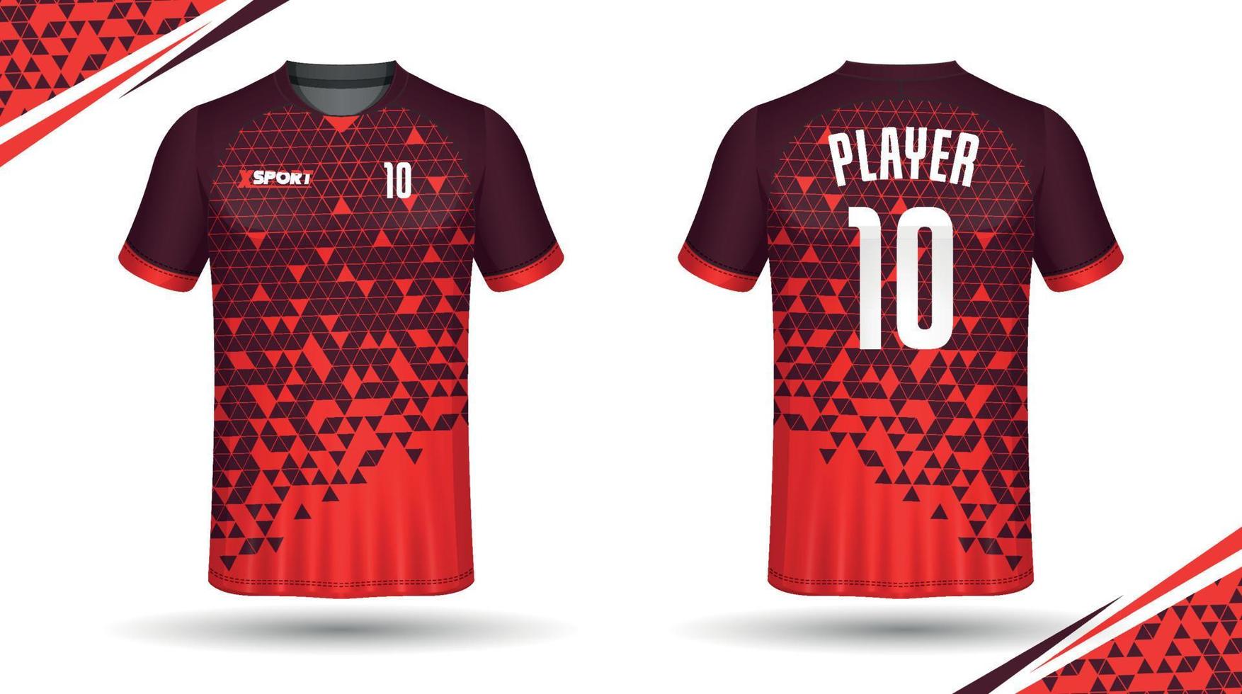 fotboll jersey design för sublimering, sport t skjorta design vektor